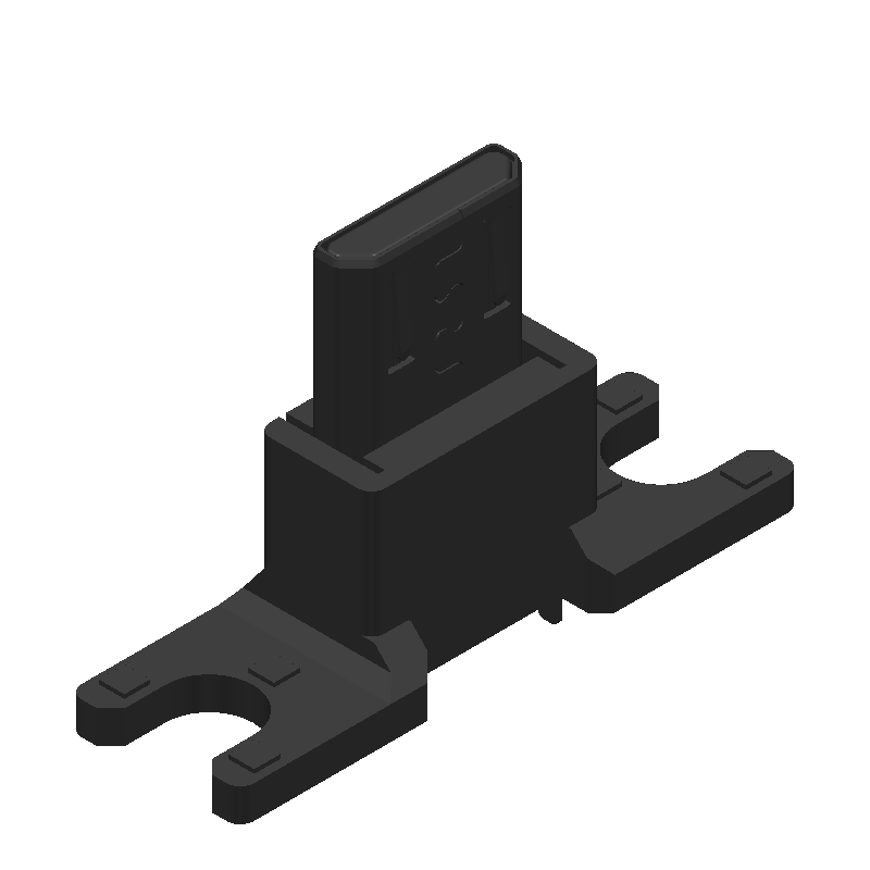 Telecom and Datacom Connector, 5 Contact(s), Female, Straight, Surface Mount Terminal, Plug, LEAD FREE