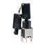 Keylock Switch, 3 Positions, SP3T, On-on-on, 10 PCB Hole Cnt, Solder Terminal, Keylock Actuator, Through Hole-straight,