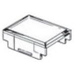 CAP PUSHBUTTON SQUARE CLEAR