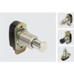 Switch Push Button ON (OFF) SPST Round Plunger 3A 125VAC Momentary Contact Wire Lead Panel Mount