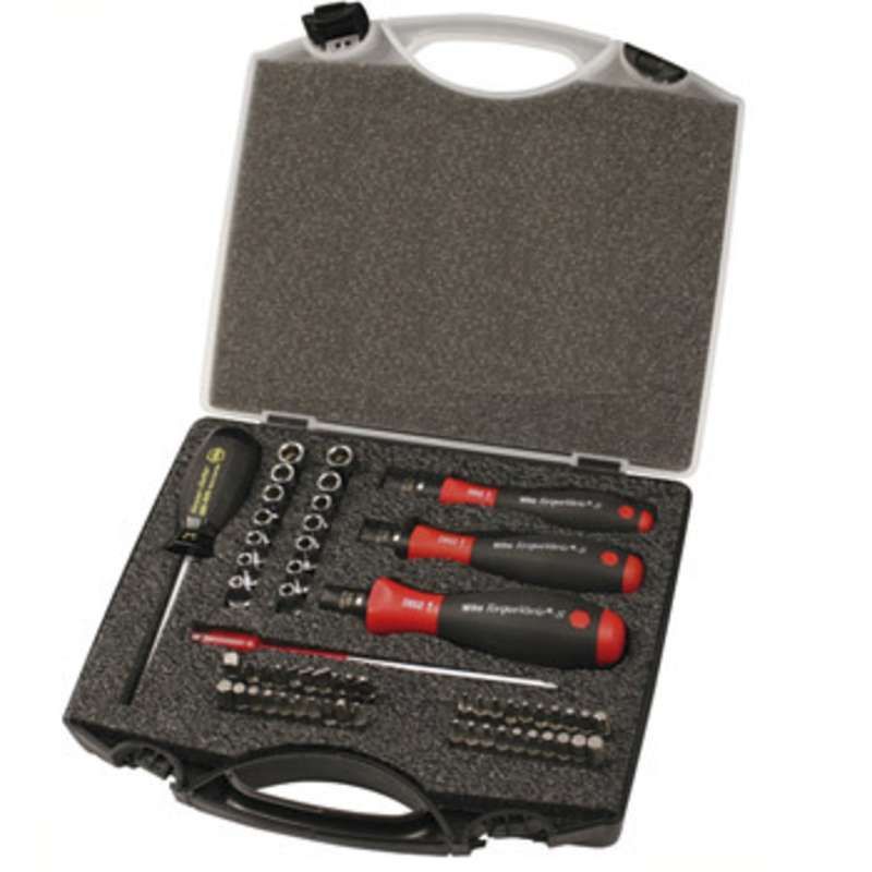 Torque-Control Screwdriver Bit Set, 59pc, Holder Mount