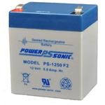 Sealed Lead Acid Battery 12V 5.0AH 250mA FASTON 0.250x0.032