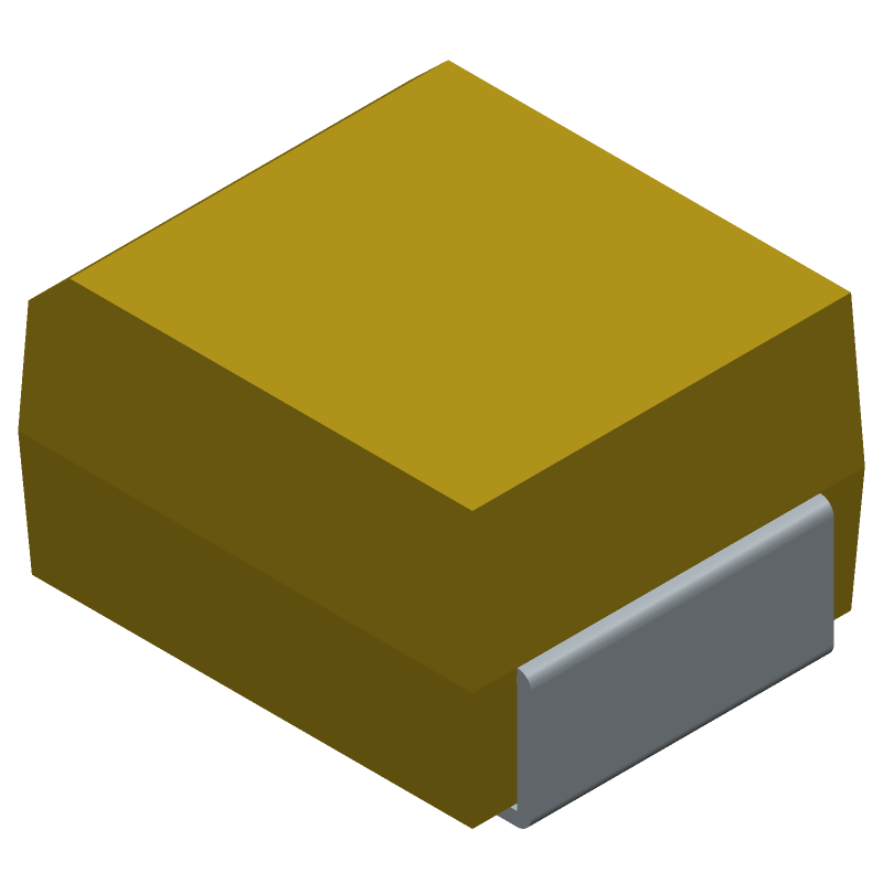 Tantalum Capacitor, Polarized, Tantalum (dry/solid), 16V, 10% +Tol, 10% -Tol, 10uF, Surface Mount, 1411, CHIP, LEAD FREE