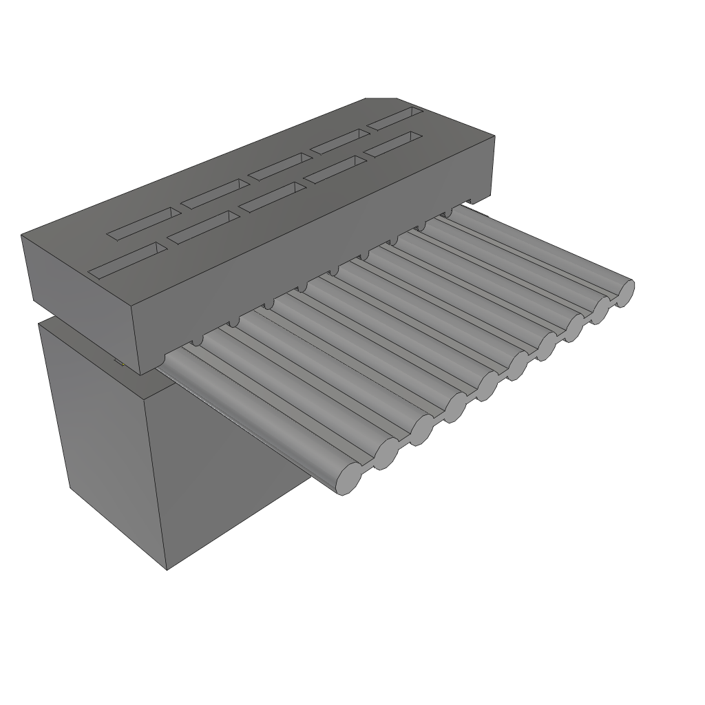 Cable Assembly Flat Ribbon 0.711m 28AWG IDC Connector 10 POS SKT IDT Bulk