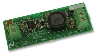 TEXAS INSTRUMENTS LM2695EVAL EVALUATION BOARD, LM2695 10V, 1A STEP-DOWN REGULATOR