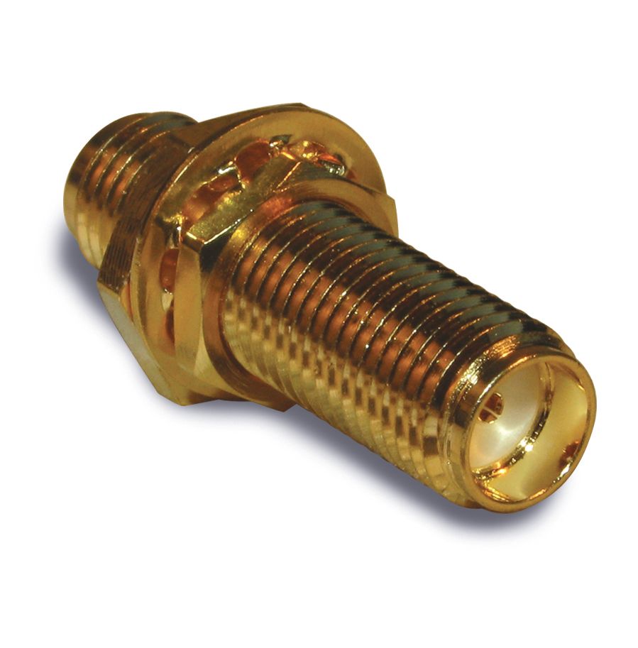 SMA-SMA RF Adapter, Female-Female, Panel Mount, 18GHz, 50R