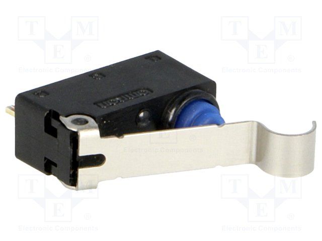 SPDT Microswitch, 2A, 125VAC, Simulated Roller Lever, Solder