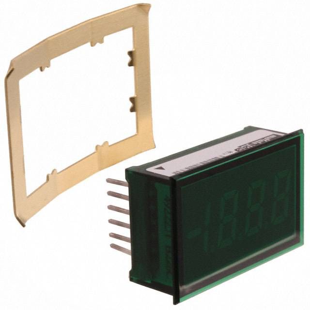 Digital Panel Meter, 3.5 Digit, Green Display, 4.75-5.25V Supply