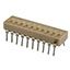 Slide Dip Switch, 10 Switches, SPST, Latched, 0.1A, 6VDC, Solder Terminal, Through Hole-straight, ROHS COMPLIANT