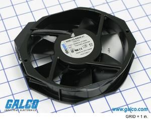 AC Axial Fan, 115V, 230CFM, 3350RPM, Ball Bearing