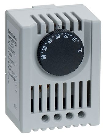 Thermostat +5. . .+60 °C 1 change-over (CO), TRT-230V-S01, Fandis