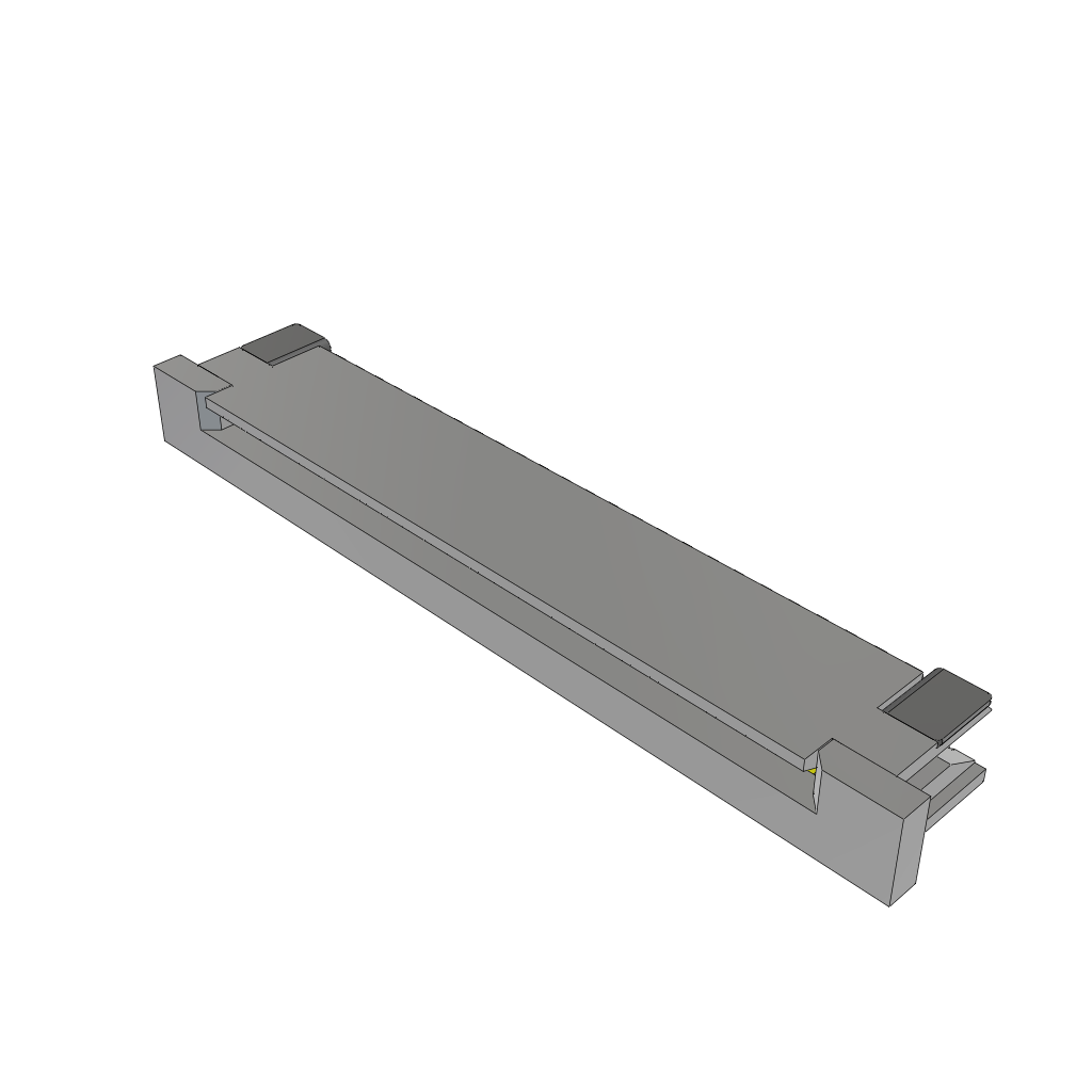 Conn FFC/FPC Connector SKT 24 POS 1mm Solder RA SMD Tube