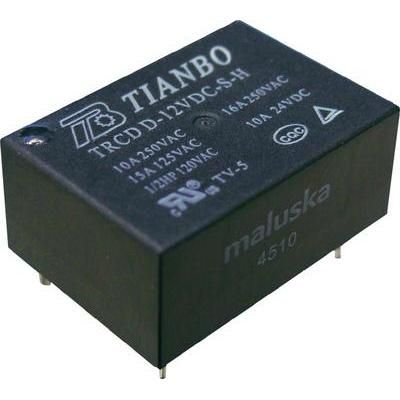 Tianbo Electronics TRCD-L-12VDC-S-H PCB Mount Relay