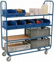 Trolley, storage bin