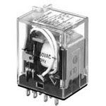 Relays 100/110VAC 5A 4PDT (28x21.5x38.5)mm Plug-In General Purpose Relay