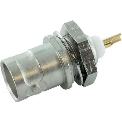 Conn BNC F 0Hz to 4GHz 50Ohm Solder ST Panel Mount Gold