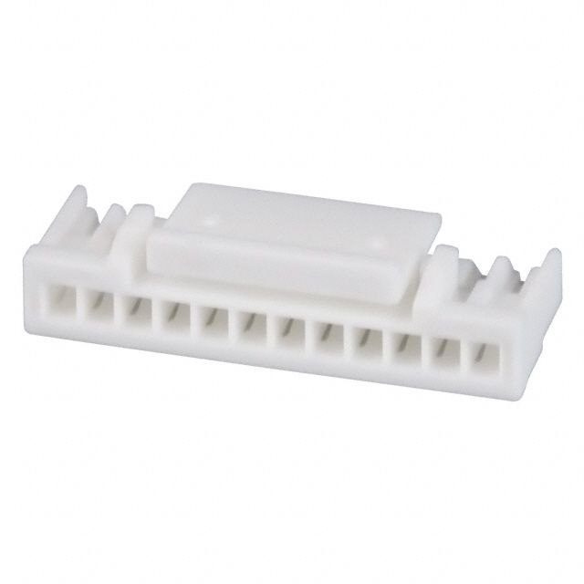 12 Pos 1.25mm Crimp Receptacle Housing, 1A, 50V