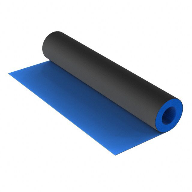 MAT RUBBER DARK BLUE 24X36