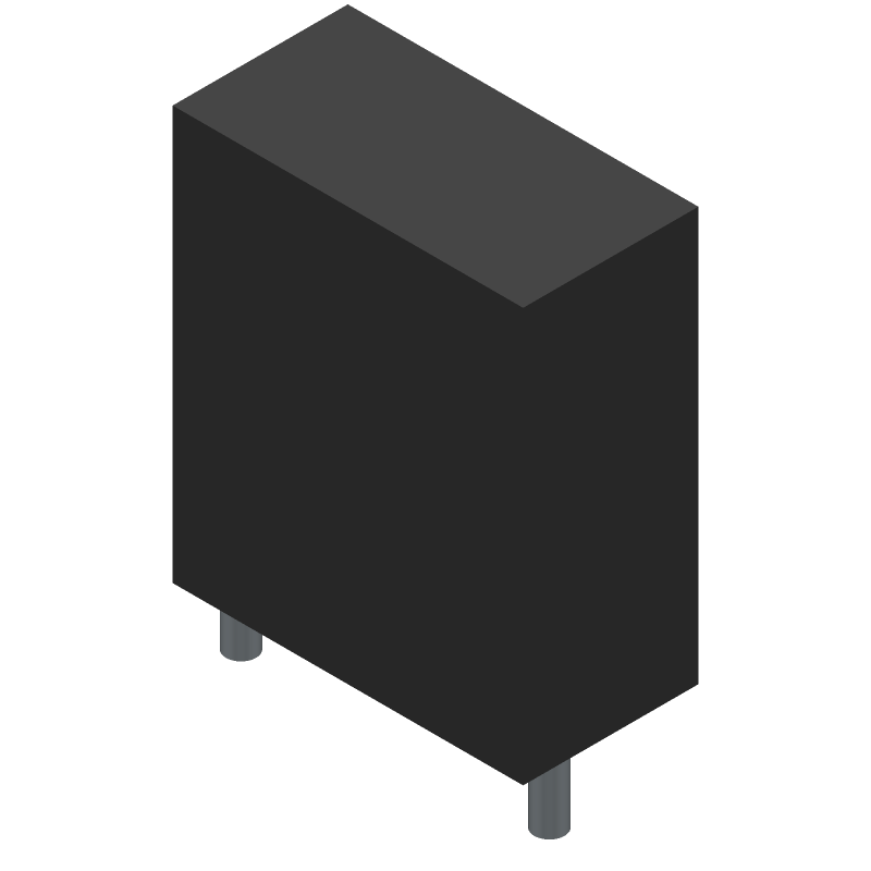 TO-220 Heat Sink, Clip Mount, Aluminum, 13.4°C/W, Black Anodized