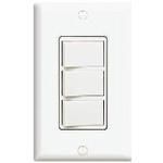 Switch Rocker 3P Quickwire Push-In Rocker 15A 120VAC 120VDC