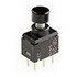 SPDT Pushbutton Switch, 28V, 100mA, Through Hole, PC Pin