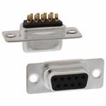 9 Pos D-Sub F ST Solder Cup Panel Mount Connector