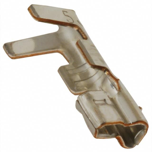 Crimp Terminal, 2A, 100V, Bronze, Tin, Straight, Male