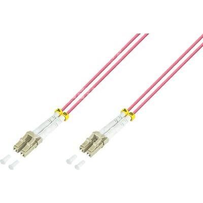 Lightwin LDP-50 LC-LC 1.0 OM4 Fibre Optic Cable Magenta