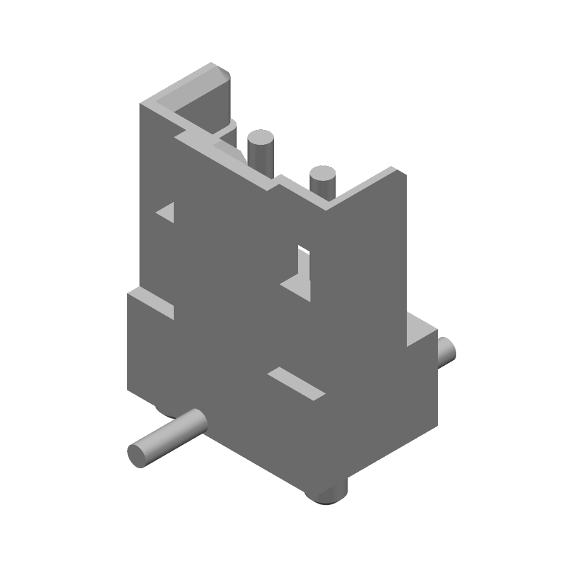 2 Pos 2mm Wire-to-Board Header, Straight, SMD, Tin Plated