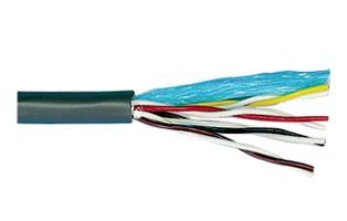 18AWG 6C Multi-Conductor Cable, Unshielded, 300V, PVC, 100ft