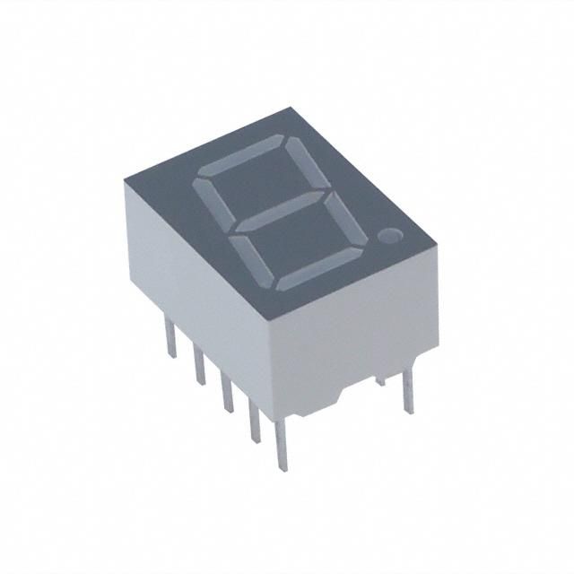 Red 7-Segment LED, .40" Character, CC, DIP, Through Hole