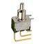 Switch Push Button ON (ON) SPDT Round Plunger 3A 125VAC 28VDC 0.4VA Momentary Contact PC Pins Bracket Mount/Through Hole