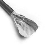 10C 28AWG 1.27mm Pitch PVC Flat Cable, 300V, 91.44m