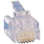 6 Pos Male Telecom/Datacom Connector, IDC, 1.5A, 150V