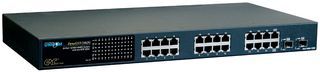 ETHERNET SWITCH; Ethernet Switch Application:Industrial; Ethernet Switch Type:Unmanaged Gigabit Ethernet; Ethernet Switch Mounting:Desktop; No. of Ports:26Ports; Port Types:RJ45 x 24, SFP x 2; Network Speeds:10Mbps, 100Mbps, 1Gbps