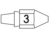 Weller 1.2mm Desoldering Nozzle For Use With DSX80 & DXV80 Desoldering Iron