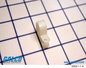 Cable Management, Clamp Nylon 6/6 Natural Screw Mount 12.7mm Automotive