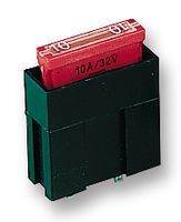15A 32V Illuminated Fuse Holder, Through Hole, Thermoplastic