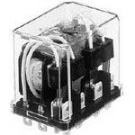 Power Relay 100VAC 10A 3PDT(38mm 36mm 73.5mm) Flange Automotive