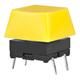 Tactile Switch SPST PC Pin 125mA 24VDC Thru-Hole Yellow
