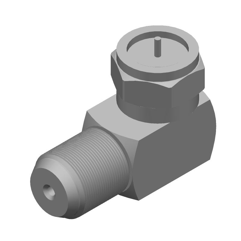 F Type Elbow Adaptor Plug - Jack