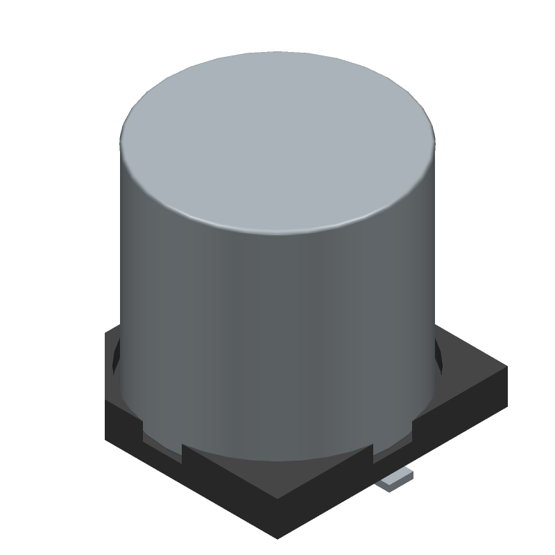 330uF 35V Al Lytic Cap, 10x10mm SMD, 670mA, 105°C