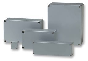 BOX, ALUMINIUM, 362X125X81MM; Enclosure Type:EMI/RFI Box; Enclosure Material:Aluminium; Body Colour:Grey; External Height - Imperial:3.19; External Height - Metric:81mm; External Width - Imperial:14.25; External Width - Metric:362mm; External Depth - Imperial:4.92; External Depth - Metric:125mm; IP Rating:IP66, IP67; NEMA Rating:13; Internal Depth - Metric:64mm