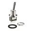 Switch Toggle ON None (ON) SPDT Large Bat Lever PC Pins 6A 250VAC 30VDC PC Mount with Threads
