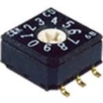 SP16T Rotary DIP Switch, 20VAC/20VDC, 0.4VA, 16 Pos, Gull Wing SMD