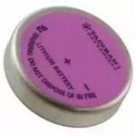 3.6V Lithium Coin Battery, 550mAh, Through Hole, 2-Pin