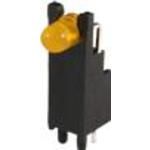 T-1 SINGLE COLOR LED, YELLOW, 3mm, ROHS COMPLIANT PACKAGE-2