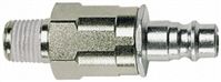 CEJN Steel Pneumatic Quick Connect Coupling, R 1/4 Male, Threaded