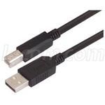 Cable Assembly USB 0.75m USB Type A to USB Type B 4 to 4 POS PL-PL 24-28AWG