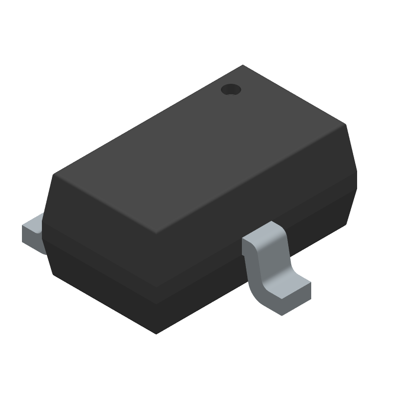 Rectifier Diode, 2 Element, 0.1A, 80V V(RRM), Silicon, SC-59, 3 PIN